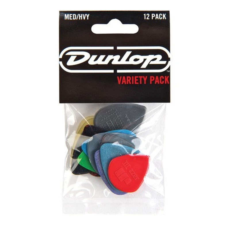 dunlop-pvp102-pick-variety-pack-assorted-med-heavy-12-player-s-pack Dunlop PVP102 Pick Variety Pack, Assorted, Med/Heavy, 12/Player's Pack