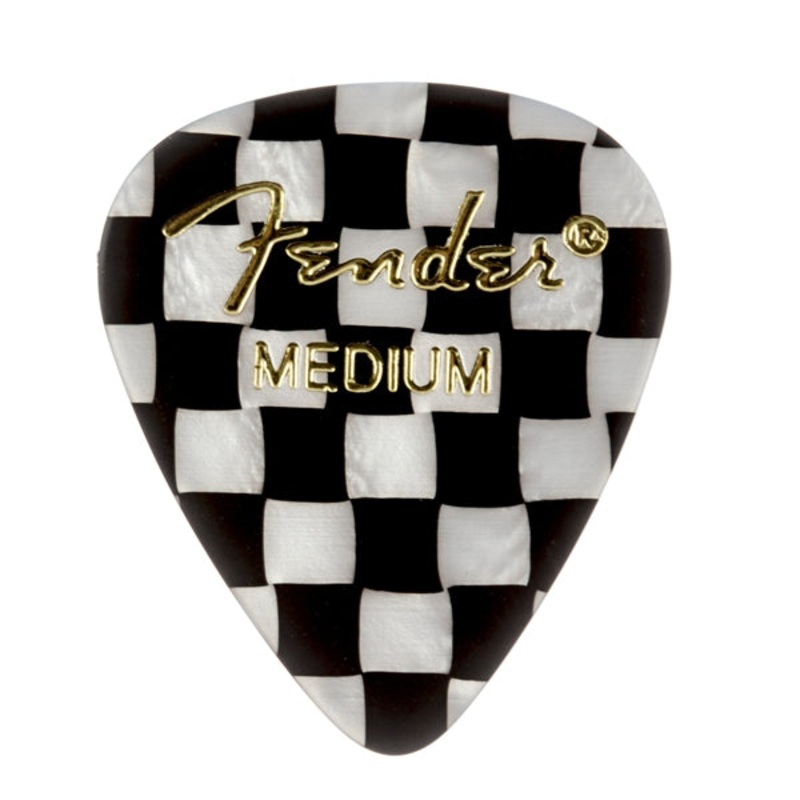 fender-351-medium-12-pack-picks-celluloid-checker Fender 351 Medium 12 Pack Picks - Celluloid Checker