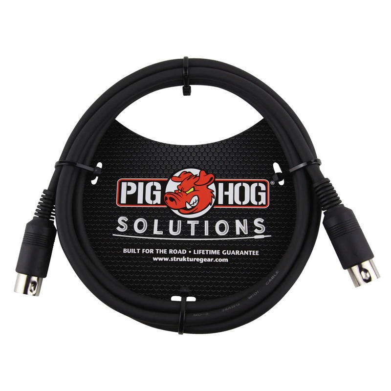 pig-hog-pmid03-midi-cable-3-ft Pig Hog PMID03 MIDI Cable - 3 ft.