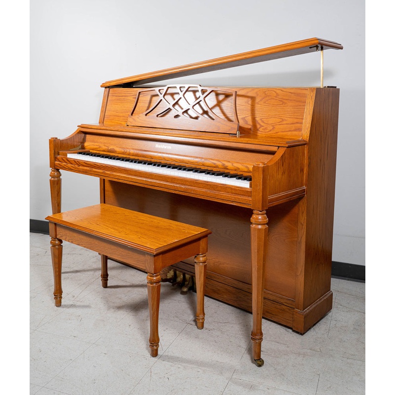 1998-baldwin-acrosonic-model-2095-oak-upright-piano-serial-no-1551563-used 1998 Baldwin Acrosonic Model 2095 Oak Upright Piano - Serial No. 1551563 | Used