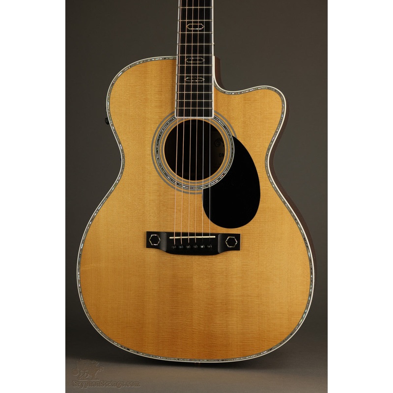 2008-martin-omc-aura-acoustic-electric-guitar-used 2008 Martin OMC Aura Acoustic Electric Guitar - Used