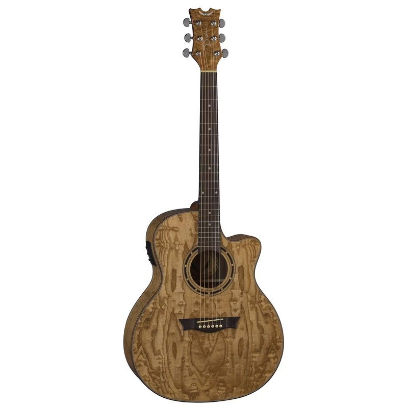 dean-eqa-gn-exotica-series-quilted-ash-acoustic-electric-guitar-gloss-natural Dean EQA-GN Exotica Series Quilted Ash Acoustic/Electric Guitar-Gloss Natural