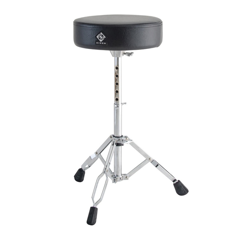 dixon-psn-7-70-series-double-braced-round-drum-throne-black-vinyl Dixon PSN-7 70-Series Double-Braced Round Drum Throne - Black Vinyl