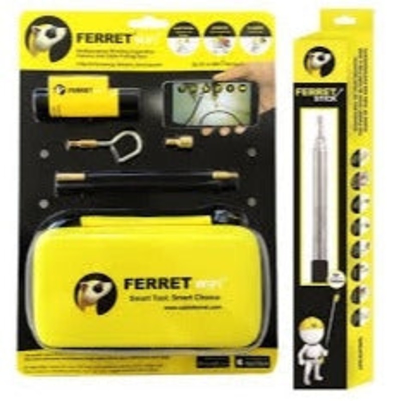 ferret-w-less-camera-extendable-stick-31-140cm Ferret W/Less Camera + Extendable Stick 31-140CM