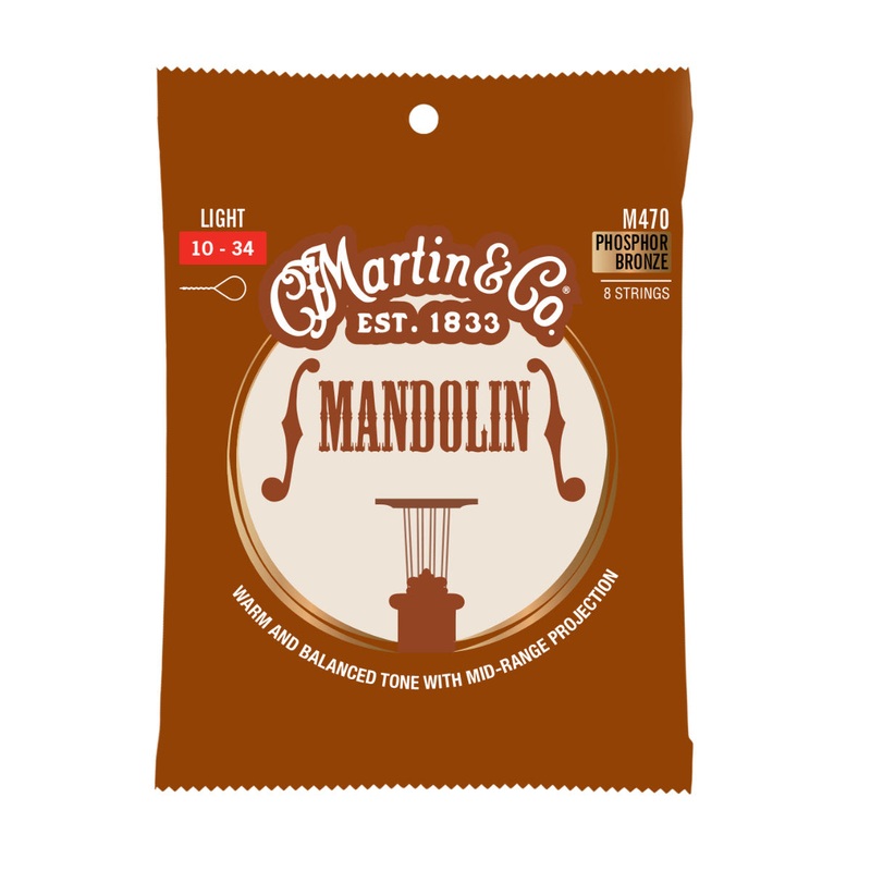 martin-m470-mandolin-strings-phosphor-bronze-8-strings-light Martin M470 Mandolin Strings - Phosphor Bronze - 8-Strings - Light