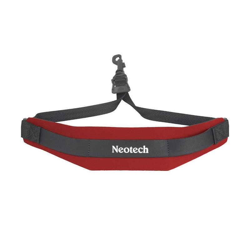 neotech-swivel-hook-saxophone-strap-red Neotech Swivel Hook Saxophone Strap - Red