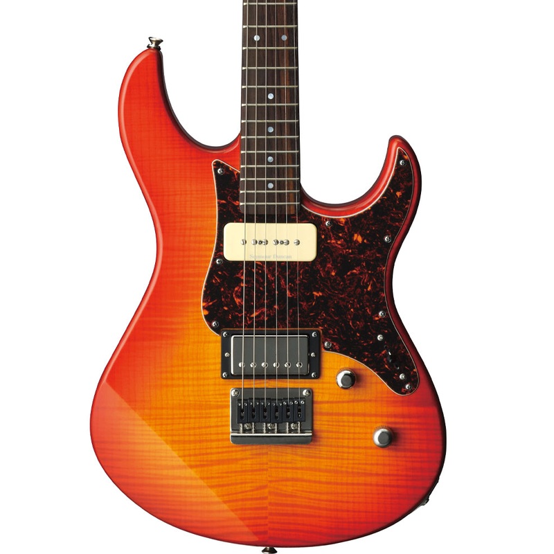 pre-owned-yamaha-pac611hfm-pacifica-series-electric-guitar-light-amber-burst Pre-Owned Yamaha PAC611HFM Pacifica Series Electric Guitar - Light Amber Burst
