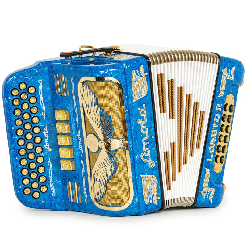 sonola-loreto-ii-accordion-5-switch-gcf-celluloid-blue-waves-with-gold Sonola Loreto II Accordion 5 Switch GCF Celluloid Blue Waves with Gold