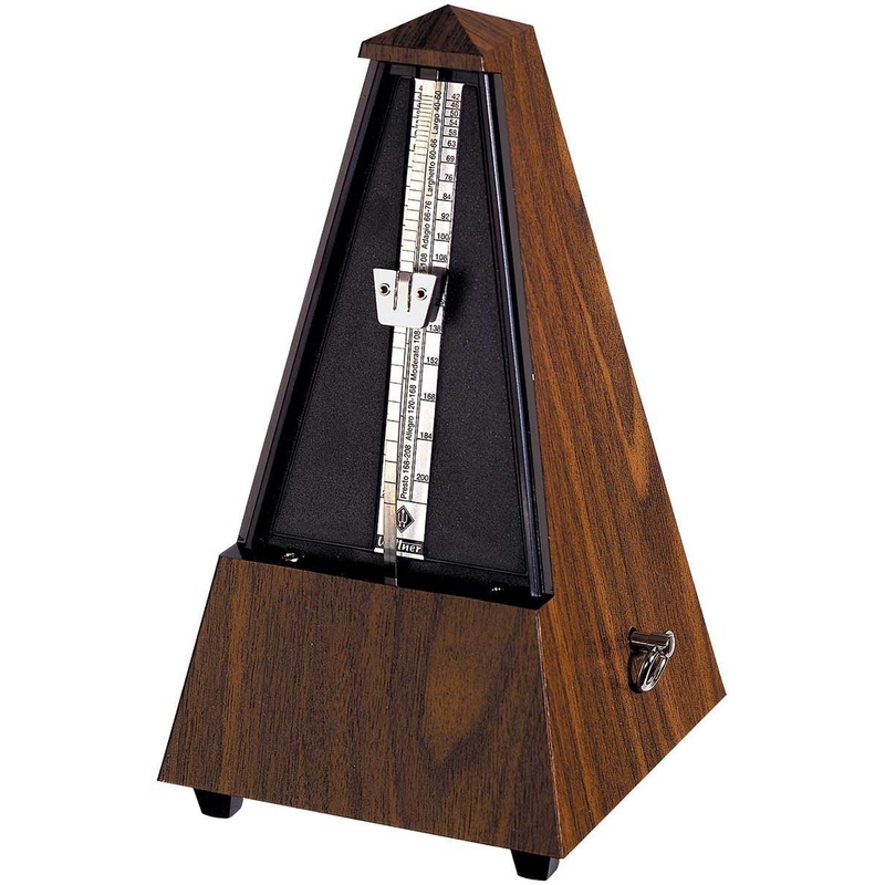 wittner-metronome-walnut-grain-w-bell Wittner Metronome Walnut Grain W Bell