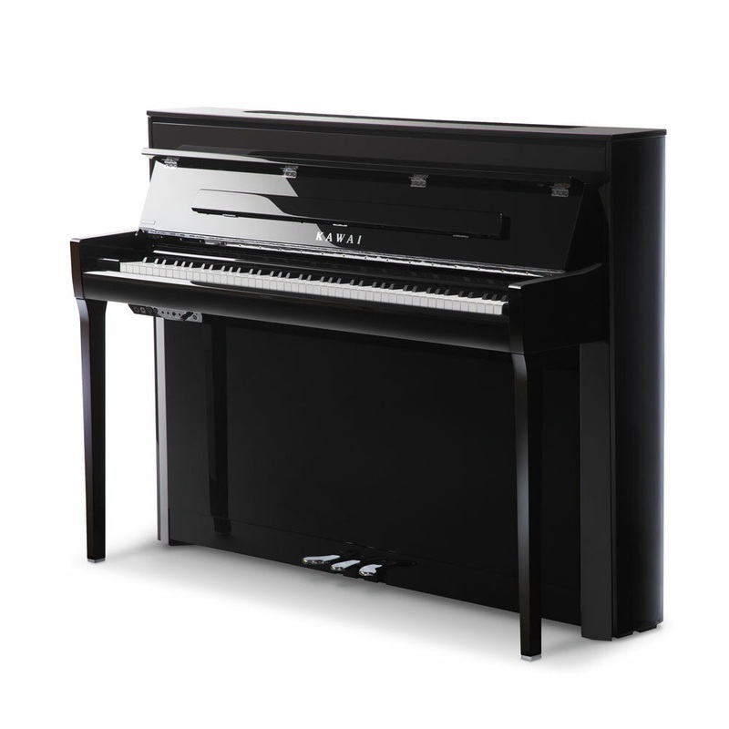 2022-kawai-nv5s-hybrid-digital-piano-polished-ebony-used 2022 Kawai NV5S Hybrid Digital Piano | Polished Ebony | Used