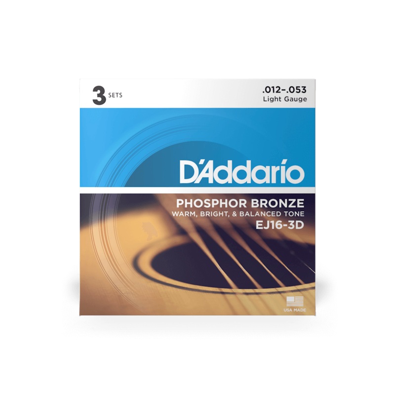 d-addario-ej16-phosphor-bronze-acoustic-guitar-strings-012-053-light-3-pack D'Addario EJ16 Phosphor Bronze Acoustic Guitar Strings - .012-.053 Light (3-Pack)