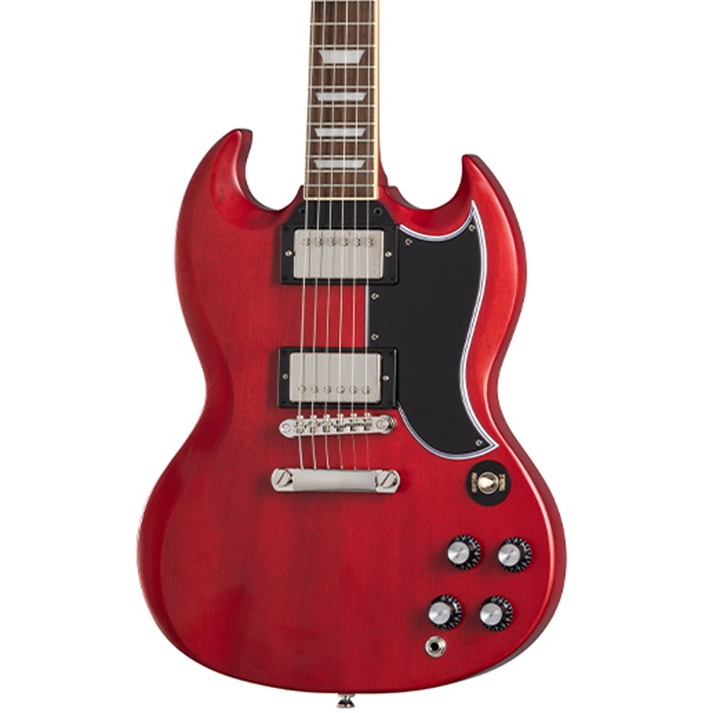epiphone-1961-les-paul-sg-standard-aged-60s-cherry-w-hardshell-case-used Epiphone 1961 Les Paul SG Standard - Aged 60s Cherry w/ Hardshell Case | Used
