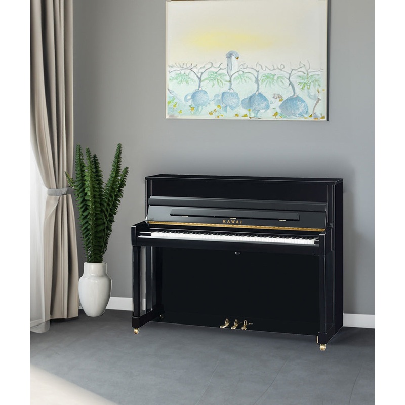 kawai-k-200-upright-piano-polished-ebony-45-new Kawai K-200 Upright Piano | Polished Ebony | 45" | New