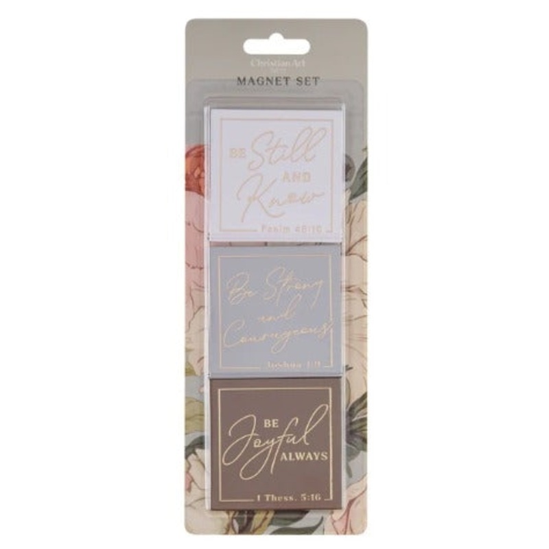 magnet-set-be-strong-and-courageous-three-piece Magnet Set - Be Strong and Courageous (Three-Piece)