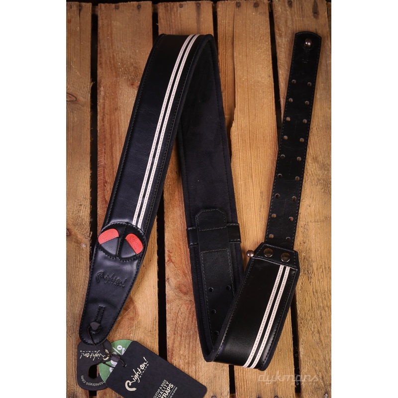 righton-guitar-strap-race-60-black-mojo RightOn Guitar Strap Race 60 Black Mojo