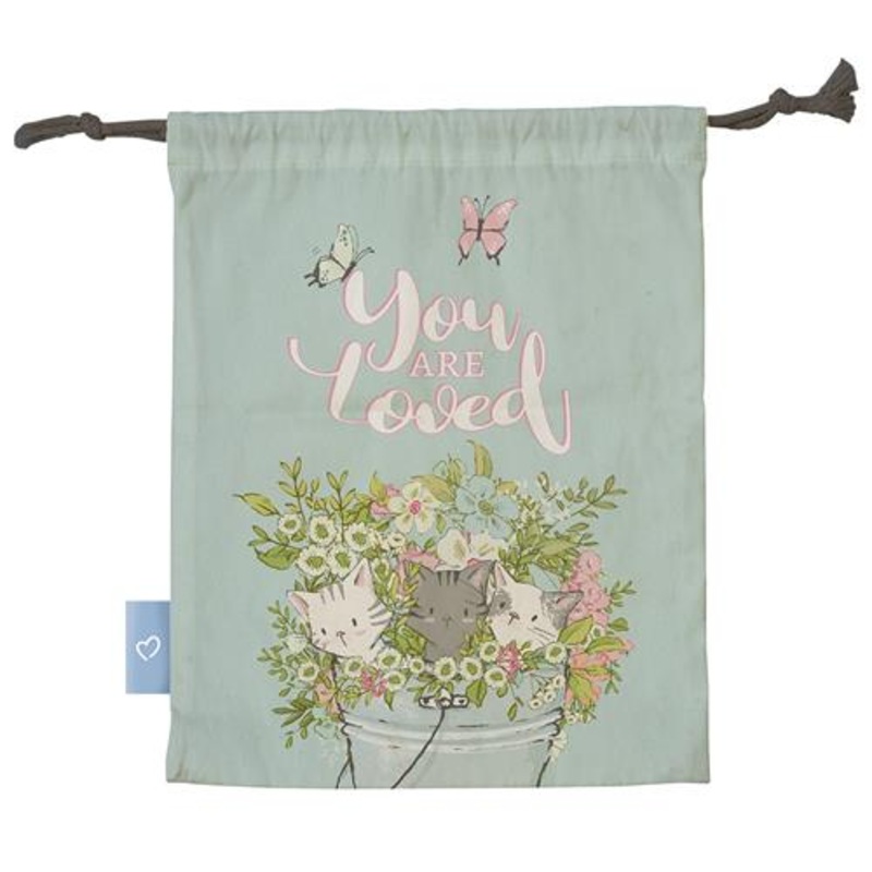 small-drawstring-bag-you-are-loved-cats Small Drawstring Bag -You Are Loved Cats