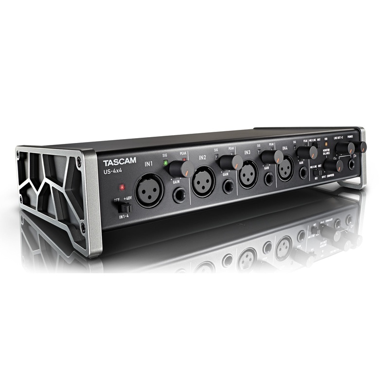 tascam-us-4x4-usb-audio-interface-midi-interface Tascam US-4x4 USB Audio Interface / Midi Interface