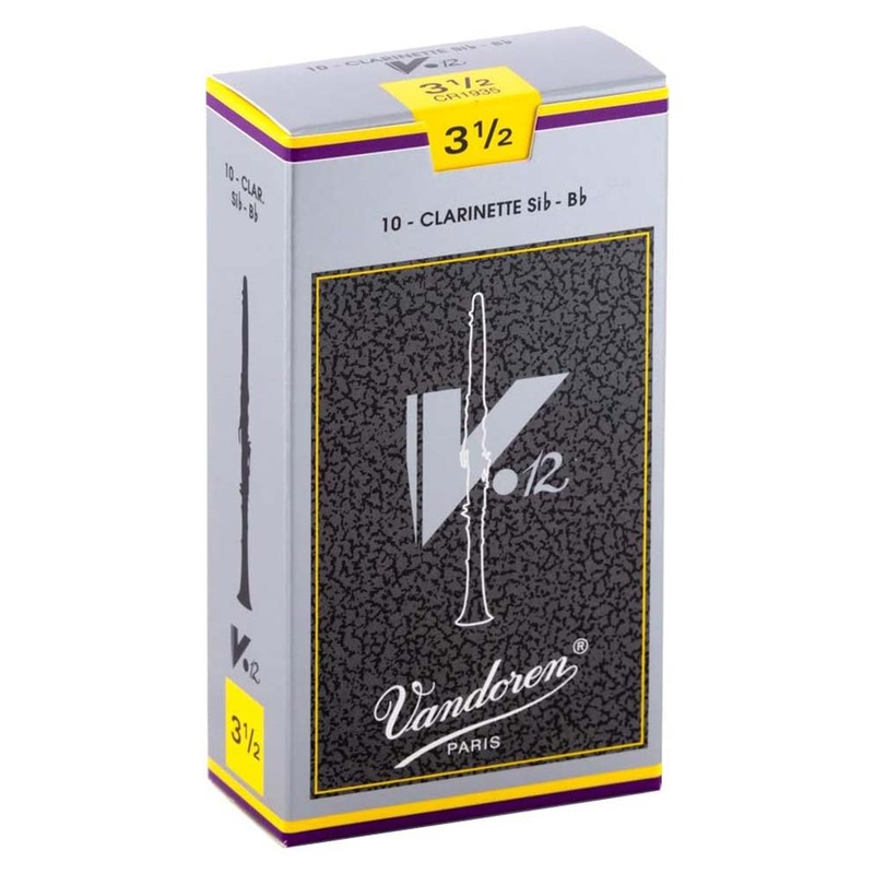 vandoren-v12-bb-clarinet-reed-3-5-strength-10-pack Vandoren V12 Bb Clarinet Reed, 3.5 Strength -10 Pack