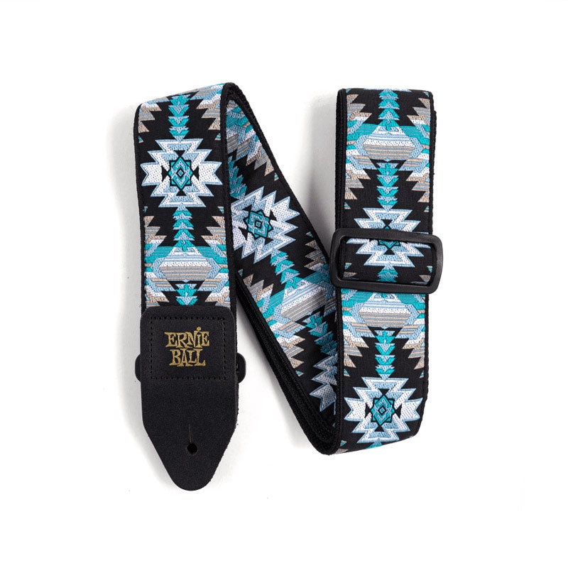ernie-ball-p04609-jacquard-design-polypro-2-in-guitar-strap-albuquerque-blue Ernie Ball P04609 Jacquard Design Polypro 2 in. Guitar Strap - Albuquerque Blue