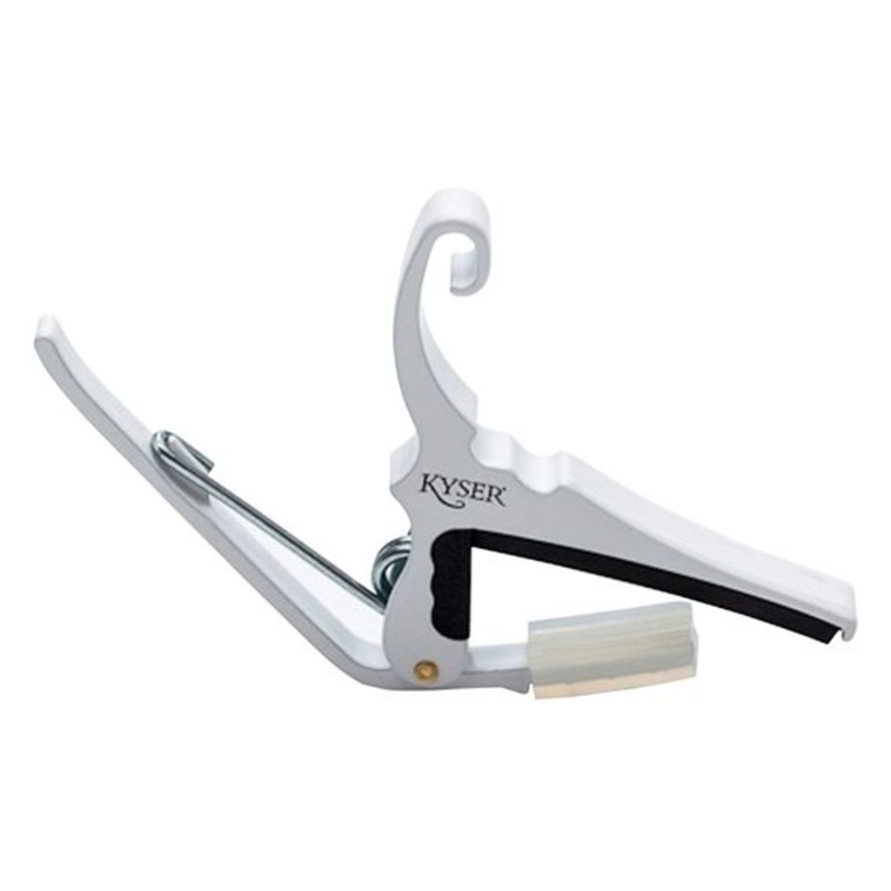 kyser-kg6w-capo-gtr-acoustic-white Kyser Kg6W - Capo Gtr Acoustic White