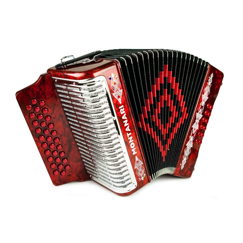 montanari-3112-mg-accordion-ead-red Montanari 3112 MG Accordion EAD Red