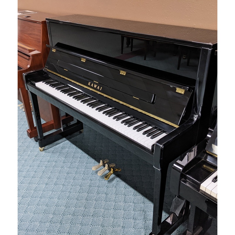 utsa-2023-kawai-k300-upright-piano-48-polished-ebony-used UTSA 2023 Kawai K300 Upright Piano | 48"| Polished Ebony | Used