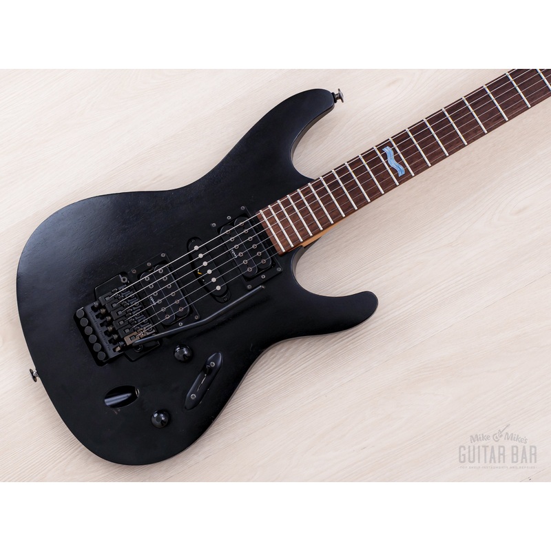 2001-ibanez-prestige-s-series-s470-hsh-satin-black-w-floyd-rose 2001 Ibanez Prestige S Series S470 HSH Satin Black w/ Floyd Rose