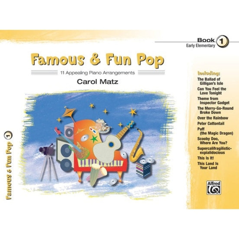 alfred-famous-fun-pop-early-elementary-book-1 Alfred Famous & Fun Pop Early Elementary Book 1