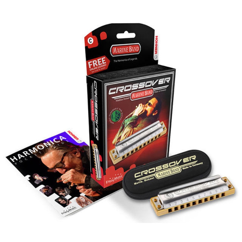 hohner-marine-band-crossover-harmonica-key-of-c Hohner Marine Band Crossover Harmonica key of C
