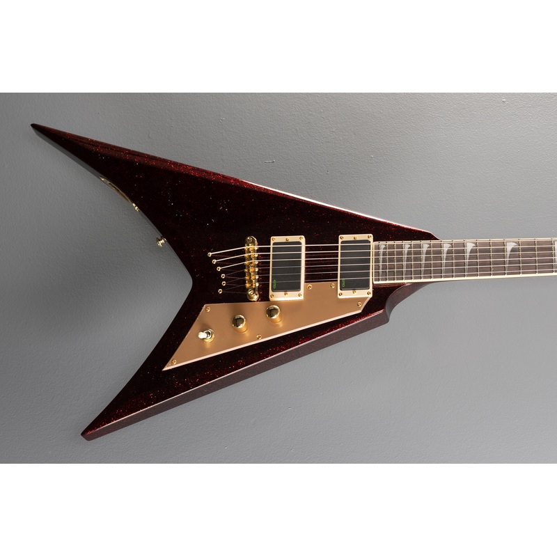 ltd-kirk-hammett-kh-v-red-sparkle LTD Kirk Hammett KH-V - Red Sparkle