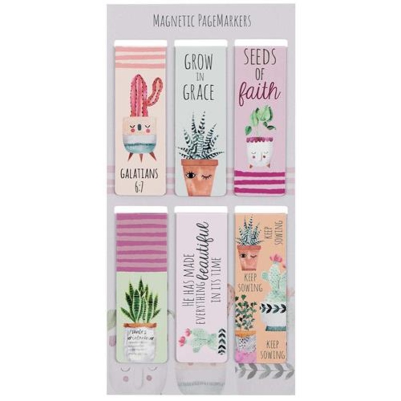 magnetic-pagemarkers-grow-in-grace-set-of-6 Magnetic Pagemarkers -Grow In Grace Set Of 6