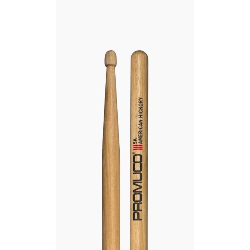 promuco-5a-wood-tip-hickory-drumsticks Promuco 5A Wood Tip Hickory Drumsticks