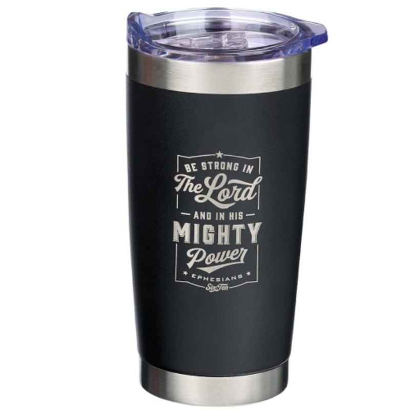 stainless-steel-mug-be-strong-in-the-lord Stainless Steel Mug -Be Strong In The Lord
