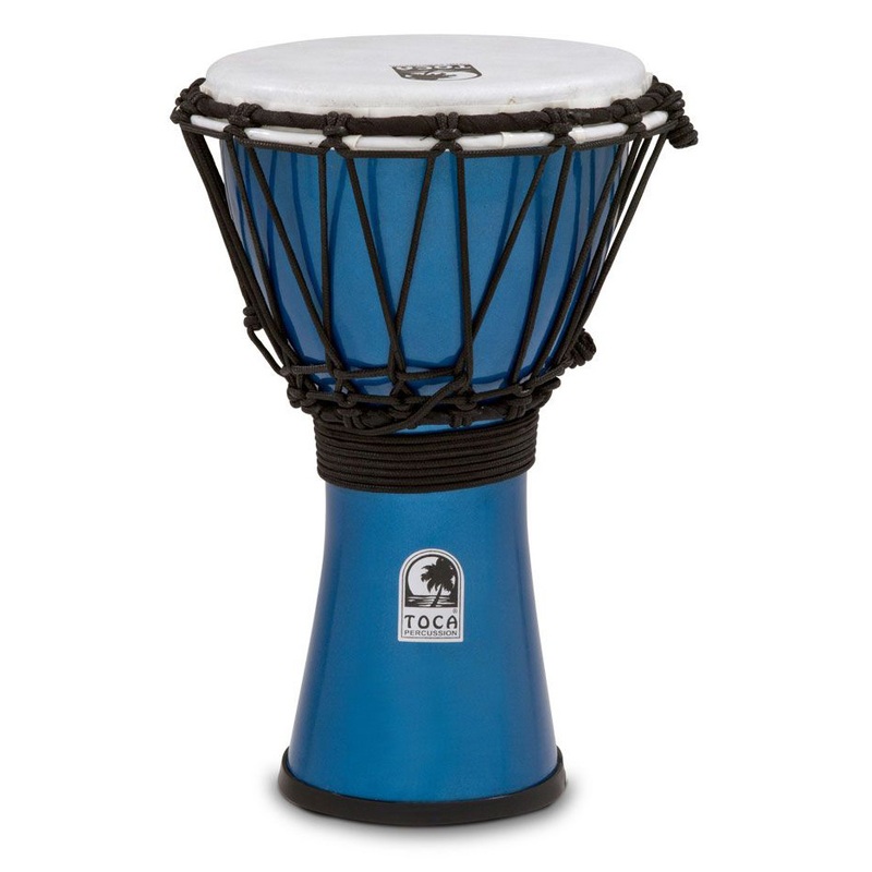 toca-freestyle-colorsound-7-djembe-metallic-blue Toca Freestyle Colorsound 7 Djembe Metallic Blue