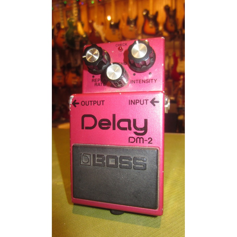 1982-boss-dm-2-analog-delay-black-label ~1982 Boss DM-2 Analog Delay Black Label
