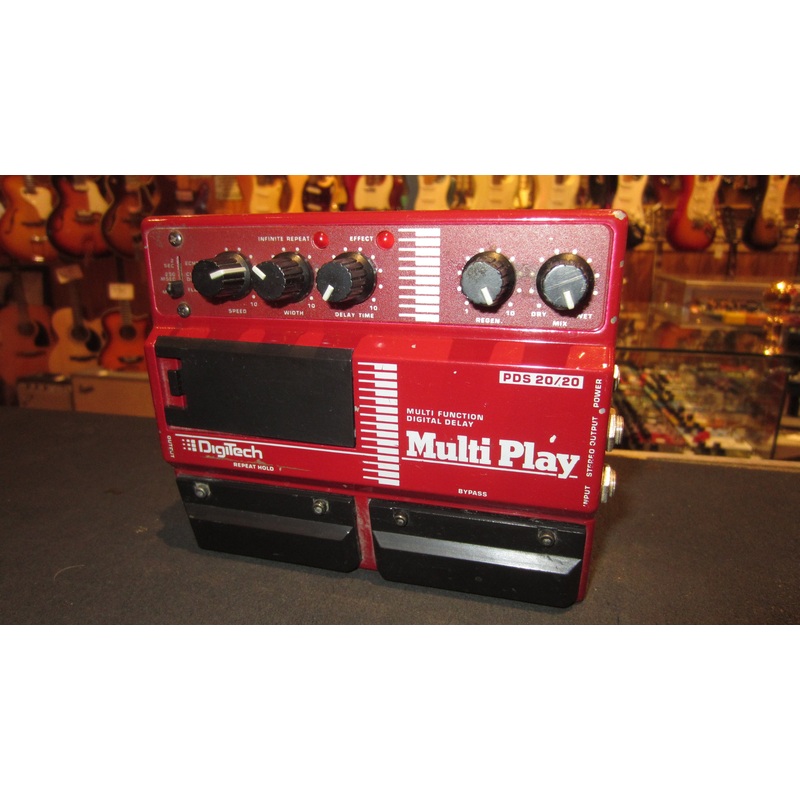 1986-digitech-multi-play-digital-delay-red ~1986 Digitech Multi Play Digital Delay Red