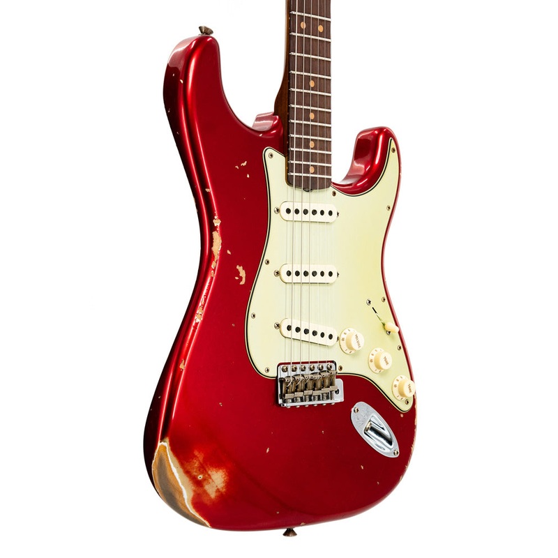 2022-fender-custom-shop-ltd-63-stratocaster-relic-aged-candy-apple-red 2022 Fender Custom Shop LTD '63 Stratocaster Relic - Aged Candy Apple Red