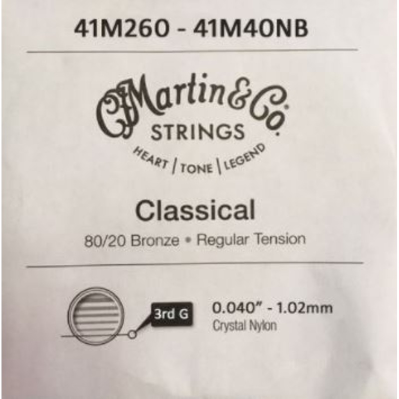 3rd-g-classical-gtr-single-str-ball-end-m40nb 3Rd G Classical Gtr Single Str Ball End M40Nb