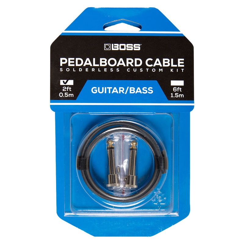 boss-bck-2-pedalboard-cable-kit-2-connectors-2-ft BOSS BCK-2 Pedalboard Cable Kit - 2 Connectors - 2 ft.