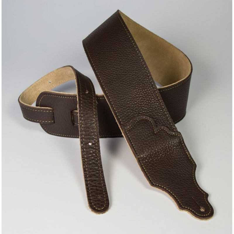 franklin-original-2-5-chocolate-glove-leather-with-gold-stitching Franklin Original 2.5" Chocolate Glove Leather with Gold Stitching