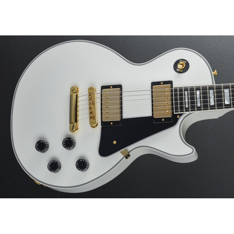 les-paul-custom-w-ebony-fingerboard-gloss-alpine-white Les Paul Custom w/Ebony Fingerboard Gloss - Alpine White