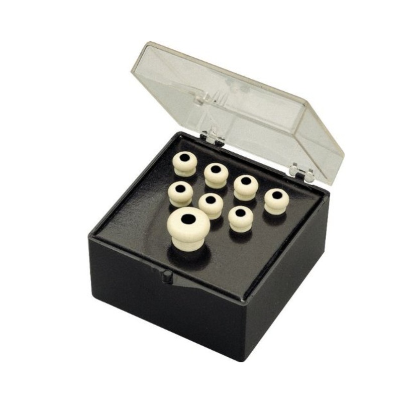 martin-bridge-pins-white-with-black-dots Martin Bridge Pins- White with Black Dots