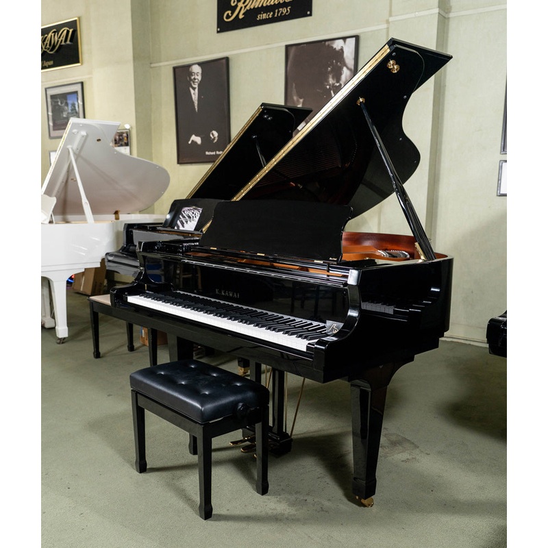 2023-kawai-gx-2-blak-511-classic-grand-piano-ebony-polish-used 2023 Kawai GX-2 BLAK 511" Classic Grand Piano - Ebony Polish | Used
