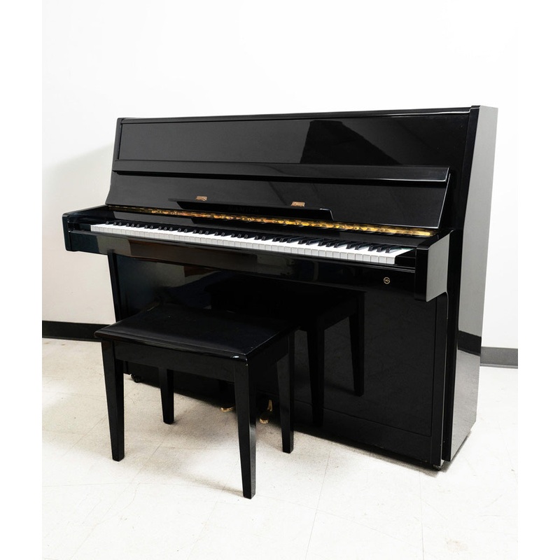 samick-sm2-upright-piano-polished-ebony-sn-831789-used Samick SM2 Upright Piano | Polished Ebony | SN: 831789 | Used