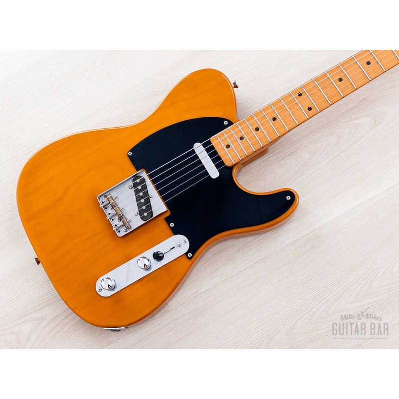 1980s-fender-telecaster-52-vintage-reissue-tl52-70-butterscotch-w-usa-pickups-japan-mij-fujigen 1980s Fender Telecaster 52 Vintage Reissue TL52-70 Butterscotch w/ USA Pickups, Japan MIJ Fujigen