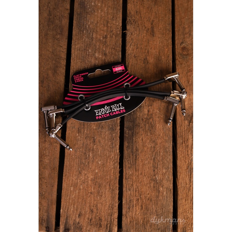 ernie-ball-flat-ribbon-patch-cables-3-pack Ernie Ball Flat Ribbon Patch Cables 3-Pack