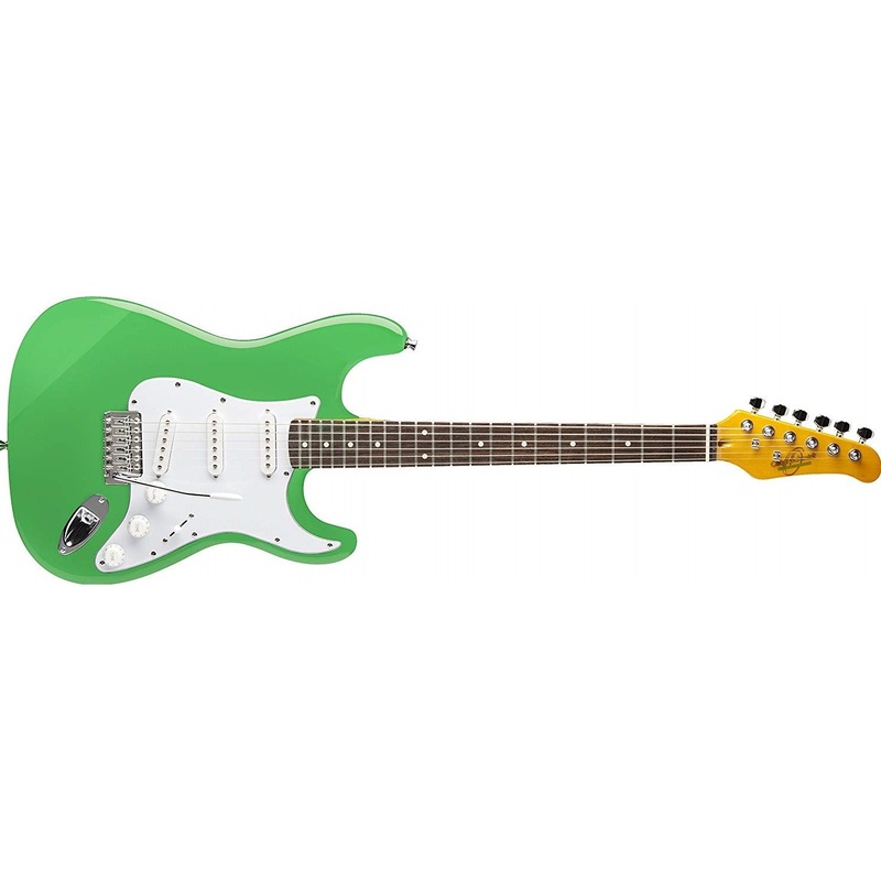 oscar-schmidt-os-300-sfg-a-double-cutaway-sss-electric-guitar-surf-green Oscar Schmidt OS-300-SFG-A Double Cutaway SSS Electric Guitar-Surf Green
