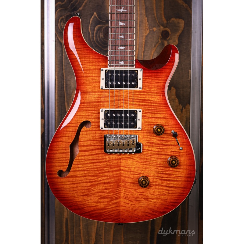 prs-se-custom-24-semi-hollow-piezo-vintage-sunburst PRS SE Custom 24 Semi-Hollow Piezo Vintage Sunburst