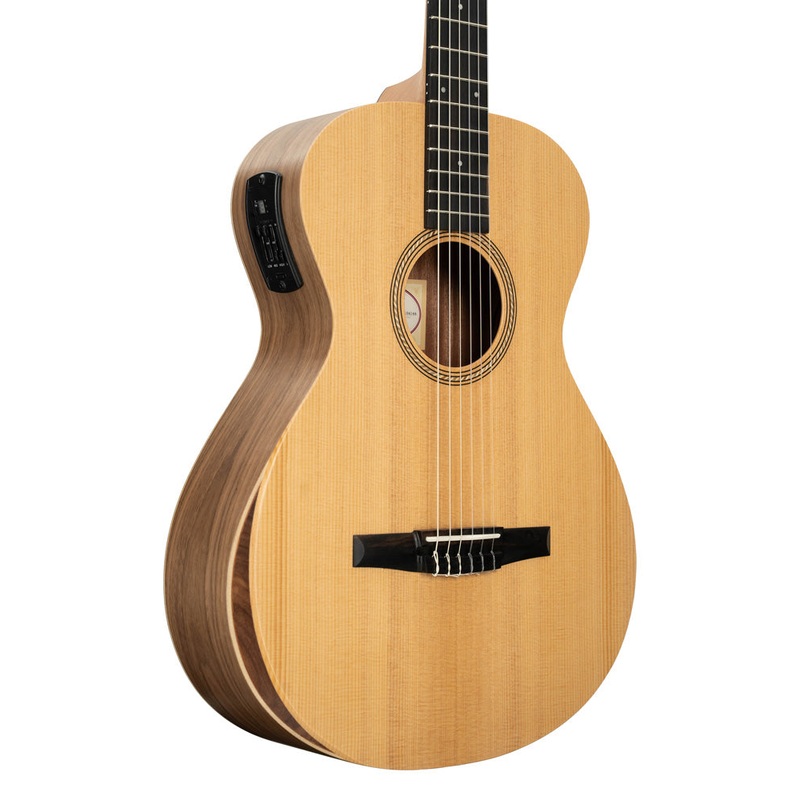 taylor-factory-demo-academy-12e-n-spruce-walnut-acoustic-electric-nylon-string-guitar-used Taylor "Factory-Demo" Academy 12e-N Spruce/Walnut Acoustic-Electric Nylon-String Guitar | Used