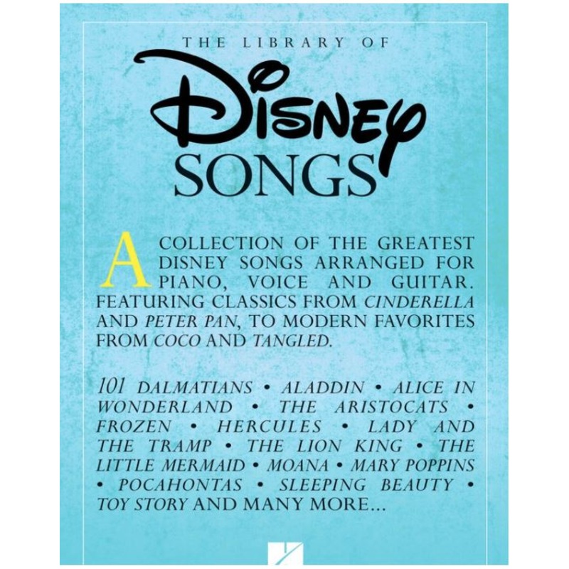 the-library-of-disney-songs-pvg THE LIBRARY OF DISNEY SONGS PVG